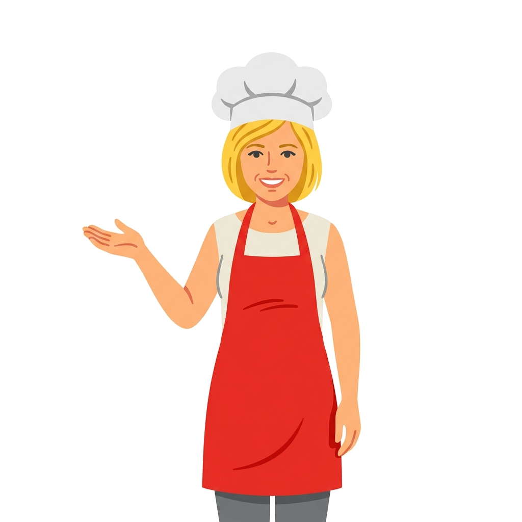 Beata Deli Chef Mascot